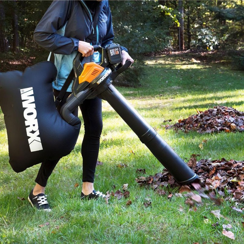WORX WG583E 40Volt 4.0Ah. Li-ion Kömürsüz Profesyonel Yaprak Toplama ve Üfleme WORX WG583E 40Volt 4.0Ah. Li-ion Kömürsüz Profesyonel Yaprak Toplama ve Üfleme