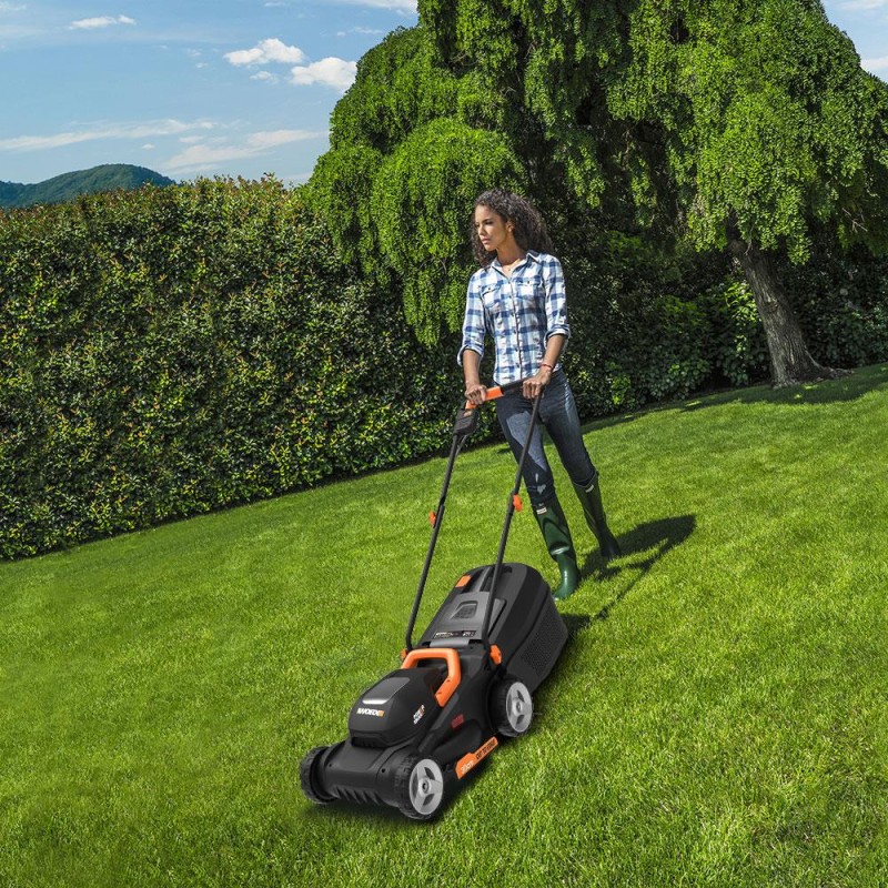 WORX WG730E 20Volt 4.0Ah. Li-ion 30cm Profesyonel Kömürsüz Şarjlı Çim Biçme WORX WG730E 20Volt 4.0Ah. Li-ion 30cm Profesyonel Kömürsüz Şarjlı Çim Biçme