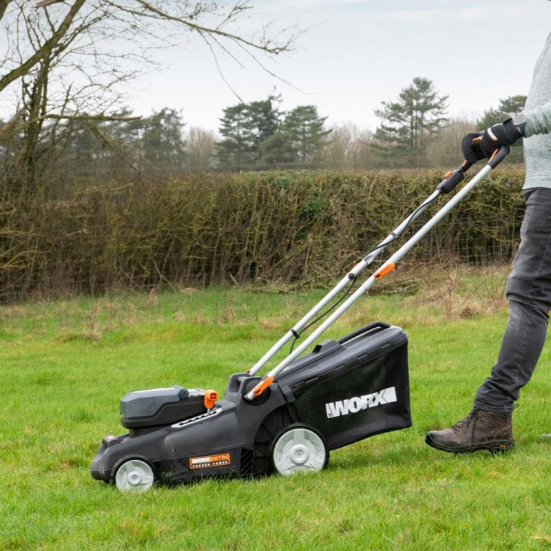 WORX WG737E 40Volt 4.0Ah. Li-ion 37CM Profesyonel Kömürsüz Şarjlı Çim Biçme WORX WG737E 40Volt 4.0Ah. Li-ion 37CM Profesyonel Kömürsüz Şarjlı Çim Biçme