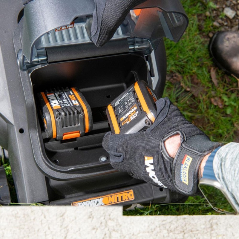 WORX WG737E 40Volt 4.0Ah. Li-ion 37CM Profesyonel Kömürsüz Şarjlı Çim Biçme WORX WG737E 40Volt 4.0Ah. Li-ion 37CM Profesyonel Kömürsüz Şarjlı Çim Biçme
