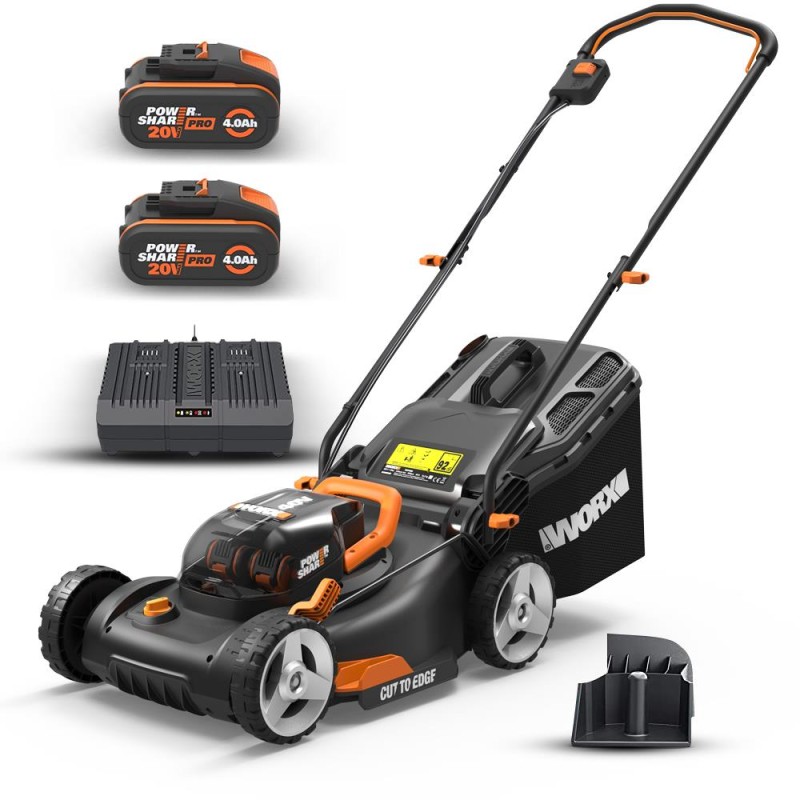 WORX WG743E 40Volt 4.0Ah. Li-ion 40cm Profesyonel Şarjlı Çim Biçme WORX WG743E 40Volt 4.0Ah. Li-ion 40cm Profesyonel Şarjlı Çim Biçme
