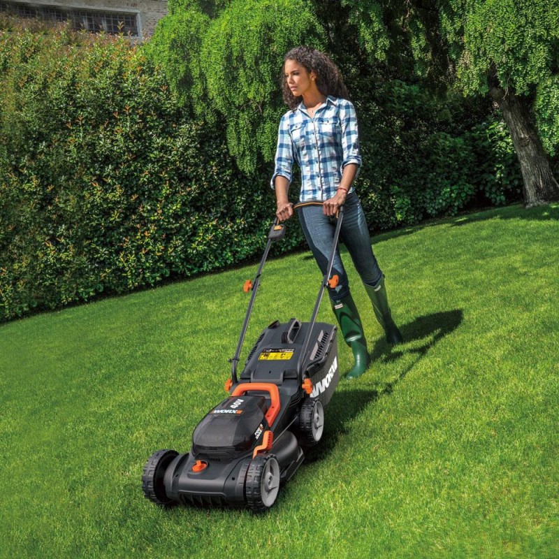 WORX WG743E 40Volt 4.0Ah. Li-ion 40cm Profesyonel Şarjlı Çim Biçme WORX WG743E 40Volt 4.0Ah. Li-ion 40cm Profesyonel Şarjlı Çim Biçme