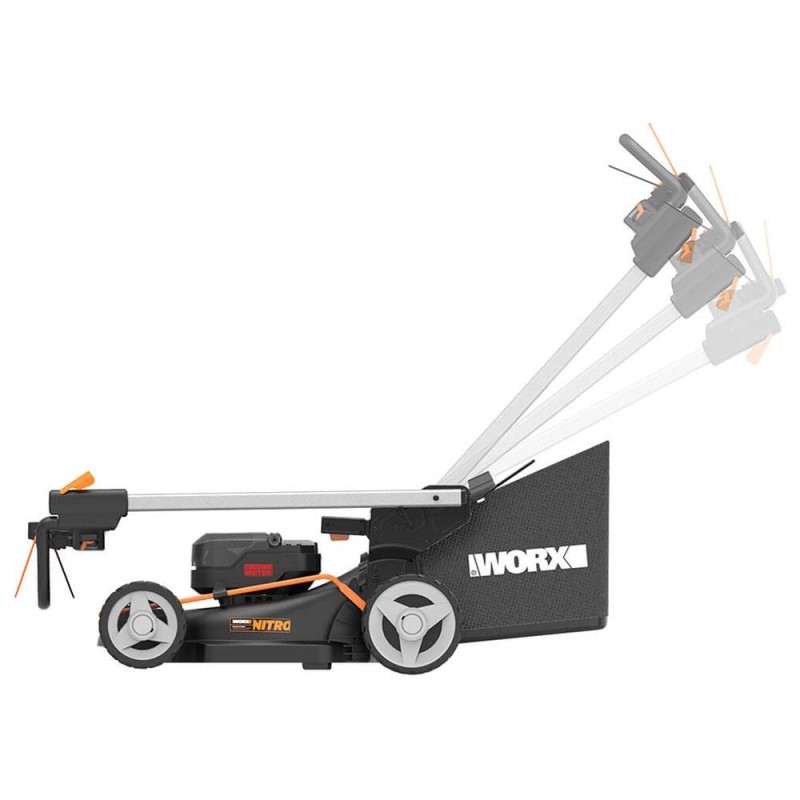 WORX WG748E 40Volt 4.0Ah. Li-ion 46CM Profesyonel Kömürsüz Şarjlı Çim Biçme WORX WG748E 40Volt 4.0Ah. Li-ion 46CM Profesyonel Kömürsüz Şarjlı Çim Biçme