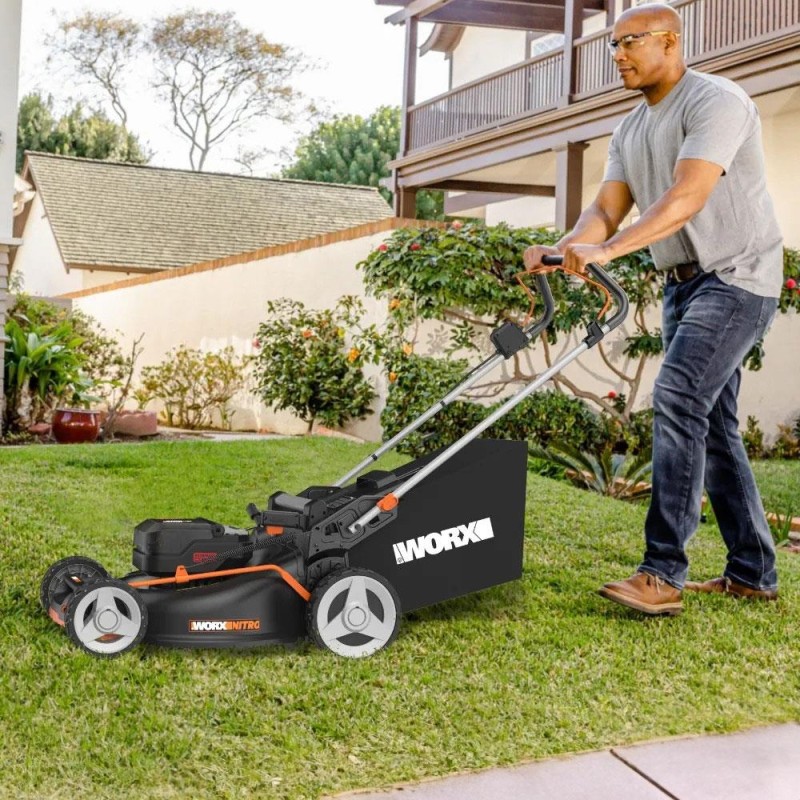 WORX WG748E 40Volt 4.0Ah. Li-ion 46CM Profesyonel Kömürsüz Şarjlı Çim Biçme WORX WG748E 40Volt 4.0Ah. Li-ion 46CM Profesyonel Kömürsüz Şarjlı Çim Biçme