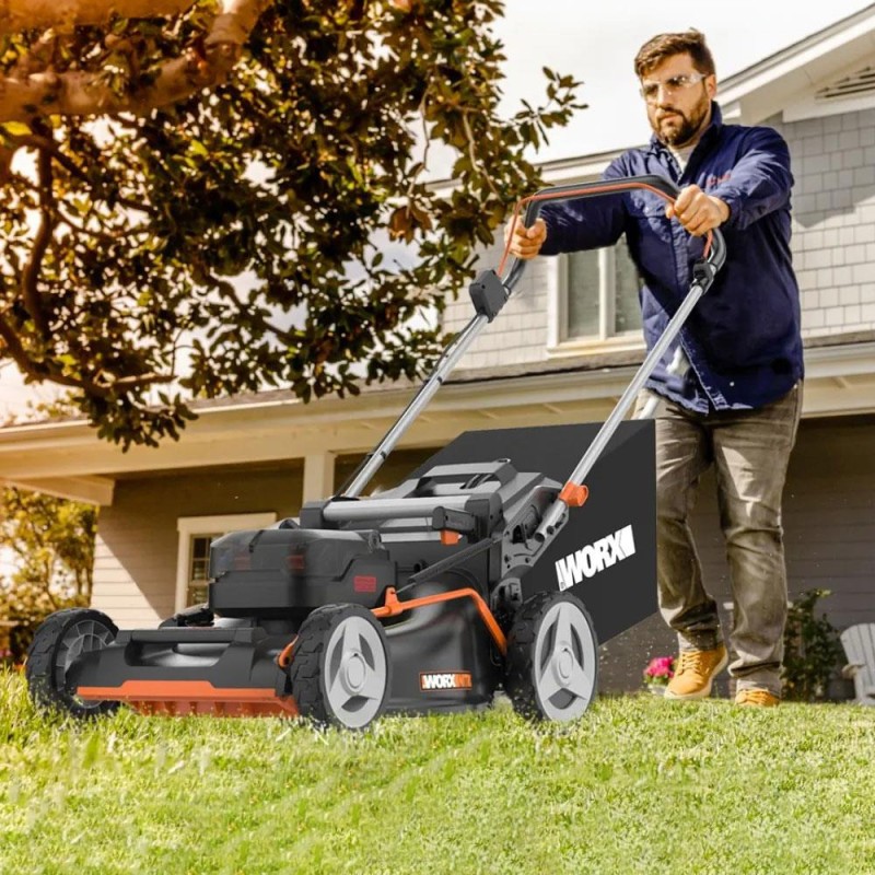 WORX WG748E 40Volt 4.0Ah. Li-ion 46CM Profesyonel Kömürsüz Şarjlı Çim Biçme WORX WG748E 40Volt 4.0Ah. Li-ion 46CM Profesyonel Kömürsüz Şarjlı Çim Biçme