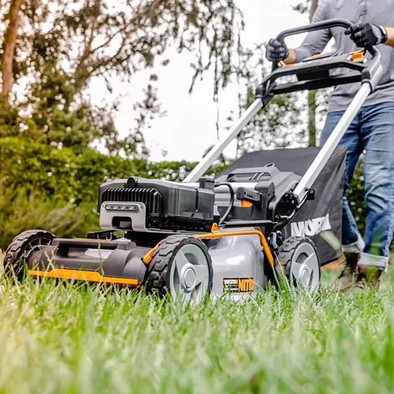 WORX WG761E 80Volt 4.0Ah. Li-ion 51cm Profesyonel Kömürsüz Şarjlı Çim Biçme WORX WG761E 80Volt 4.0Ah. Li-ion 51cm Profesyonel Kömürsüz Şarjlı Çim Biçme