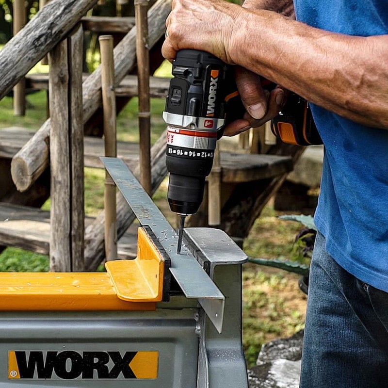 WORX WX-JCR 20Volt/2.0Ah Li-ion Çift Akülü Kömürsüz Profesyonel Darbeli Şarjlı Matkap WORX WX-JCR 20Volt/2.0Ah Li-ion Çift Akülü Kömürsüz Profesyonel Darbeli Şarjlı Matkap