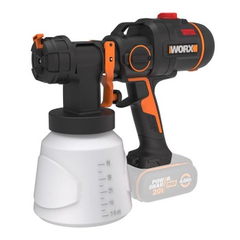 WORX WX020.9 20Volt Kömürsüz Devir Ayarlı Boya Tabancası + 4 Parça Yedek Nozul/Meme (Akü Dahil Değildir) WORX WX020.9 20Volt Kömürsüz Devir Ayarlı Boya Tabancası + 4 Parça Yedek Nozul/Meme (Akü Dahil Değildir)