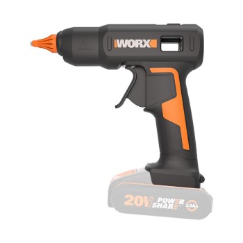 WORX WX045.9 20Volt 11MM Profesyonel Sıcak Mum Silikon Tabancası + 10 Silikon (Akü Dahil Değildir) WORX WX045.9 20Volt 11MM Profesyonel Sıcak Mum Silikon Tabancası + 10 Silikon (Akü Dahil Değildir)