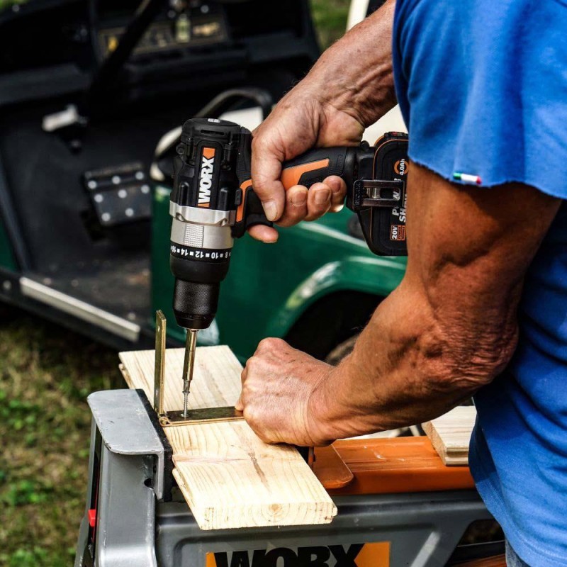 WORX WX102 20Volt/2.0Ah Li-ion Çift Akülü Kömürsüz Profesyonel Şarjlı Matkap WORX WX102 20Volt/2.0Ah Li-ion Çift Akülü Kömürsüz Profesyonel Şarjlı Matkap