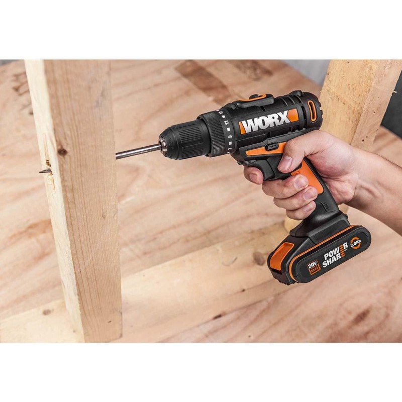 WORX WX108 20Volt/2.0Ah. Li-ion Çift Akülü Profesyonel Şarjlı Matkap WORX WX108 20Volt/2.0Ah. Li-ion Çift Akülü Profesyonel Şarjlı Matkap