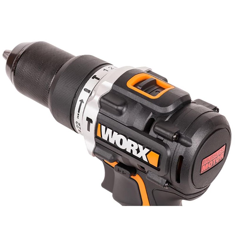 WORX WX352 20Volt/2.0Ah Li-ion Çift Akülü Kömürsüz Profesyonel Şarjlı Darbeli Matkap WORX WX352 20Volt/2.0Ah Li-ion Çift Akülü Kömürsüz Profesyonel Şarjlı Darbeli Matkap