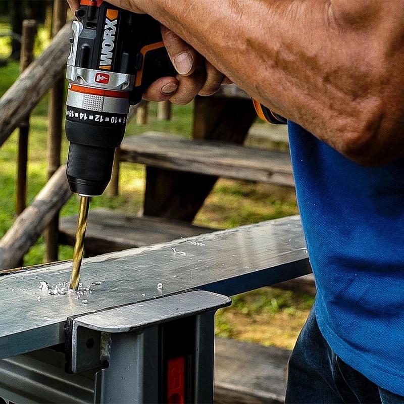WORX WX354.4 20Volt/4.0Ah Li-ion Çift Akülü Kömürsüz Profesyonel Şarjlı Darbeli Matkap WORX WX354.4 20Volt/4.0Ah Li-ion Çift Akülü Kömürsüz Profesyonel Şarjlı Darbeli Matkap