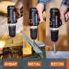 WORX WX370.1 20Volt/2.0Ah. Li-ion Çift Akülü Profesyonel Şarjlı Darbeli Matkap WORX WX370.1 20Volt/2.0Ah. Li-ion Çift Akülü Profesyonel Şarjlı Darbeli Matkap