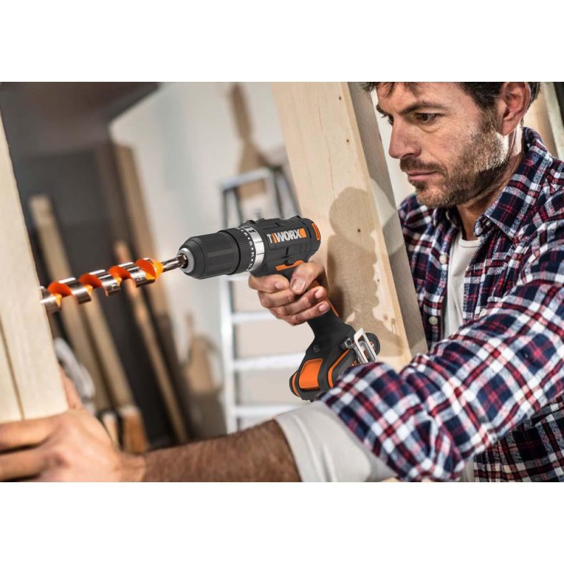 WORX WX370.1 20Volt/2.0Ah. Li-ion Çift Akülü Profesyonel Şarjlı Darbeli Matkap WORX WX370.1 20Volt/2.0Ah. Li-ion Çift Akülü Profesyonel Şarjlı Darbeli Matkap