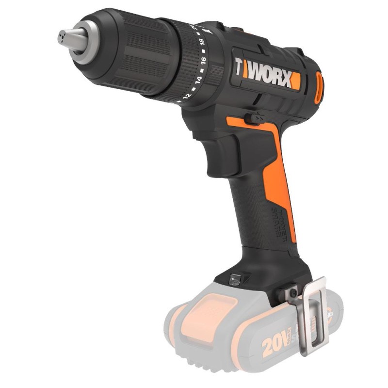 WORX WX370.9 20Volt Profesyonel Şarjlı Darbeli Matkap (Akü Dahil Değildir) WORX WX370.9 20Volt Profesyonel Şarjlı Darbeli Matkap (Akü Dahil Değildir)