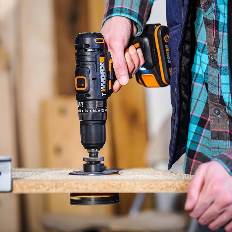 WORX WX370.9 20Volt Profesyonel Şarjlı Darbeli Matkap (Akü Dahil Değildir) WORX WX370.9 20Volt Profesyonel Şarjlı Darbeli Matkap (Akü Dahil Değildir)