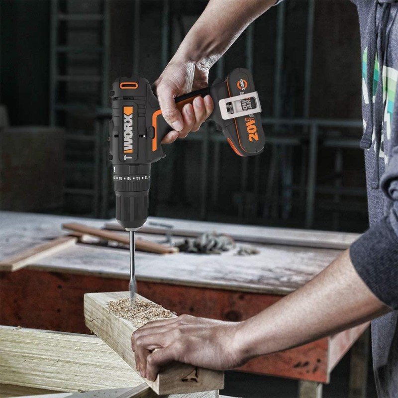 WORX WX370.9 20Volt Profesyonel Şarjlı Darbeli Matkap (Akü Dahil Değildir) WORX WX370.9 20Volt Profesyonel Şarjlı Darbeli Matkap (Akü Dahil Değildir)