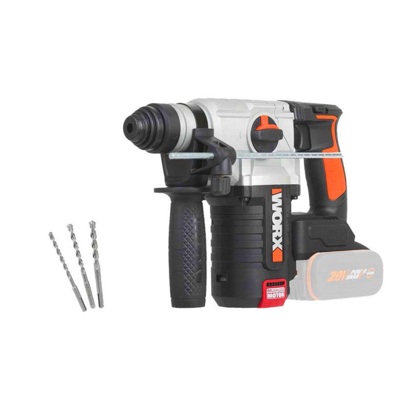WORX WX380.9 20Volt 2.2J Profesyonel SDS-Plus Pnömatik Kırıcı/Delici (Akü Dahil Değildir) WORX WX380.9 20Volt 2.2J Profesyonel SDS-Plus Pnömatik Kırıcı/Delici (Akü Dahil Değildir)