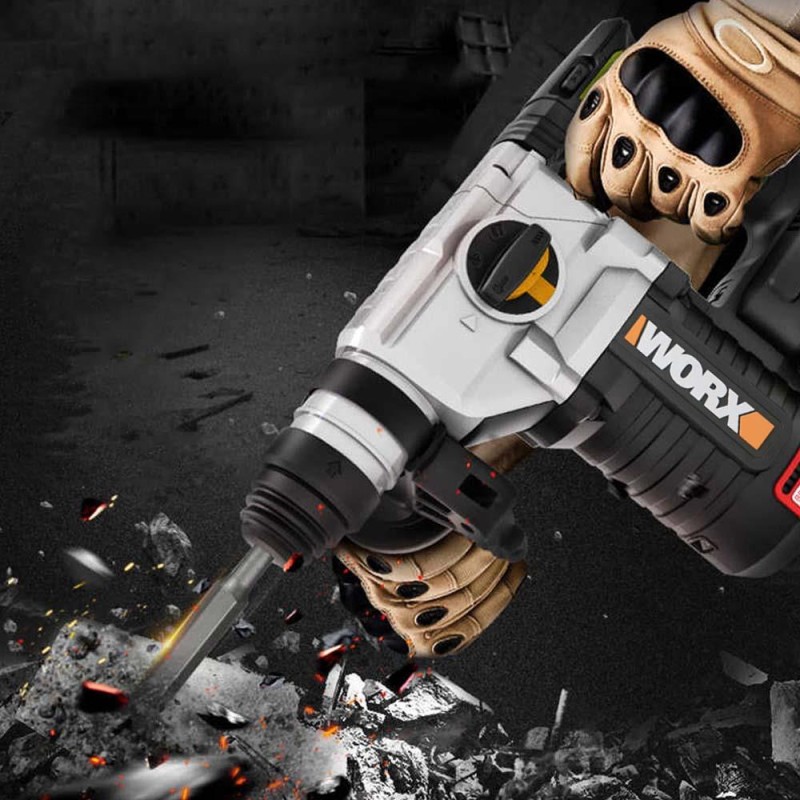 WORX WX380.9 20Volt 2.2J Profesyonel SDS-Plus Pnömatik Kırıcı/Delici (Akü Dahil Değildir) WORX WX380.9 20Volt 2.2J Profesyonel SDS-Plus Pnömatik Kırıcı/Delici (Akü Dahil Değildir)