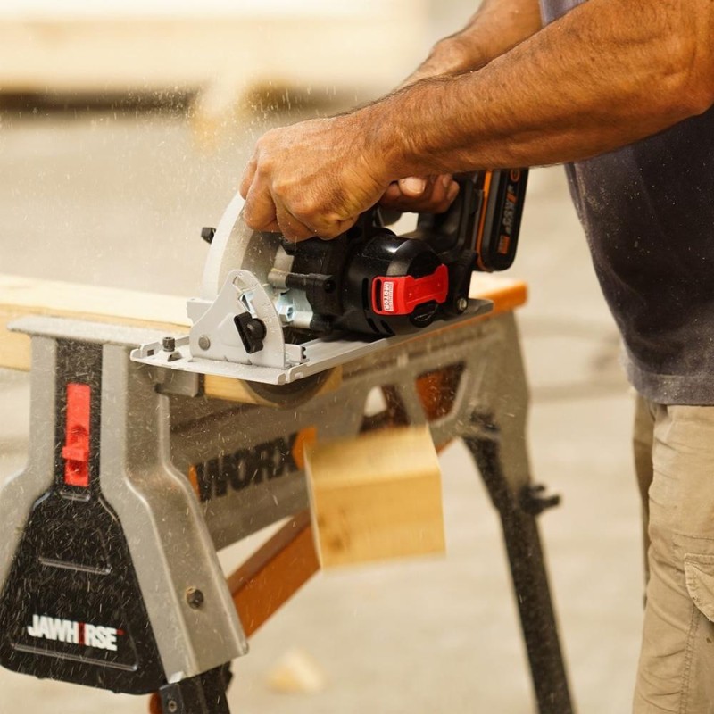 WORX WX520 20Volt 4.0Ah. Li-ion Kömürsüz Profesyonel Daire Testere WORX WX520 20Volt 4.0Ah. Li-ion Kömürsüz Profesyonel Daire Testere