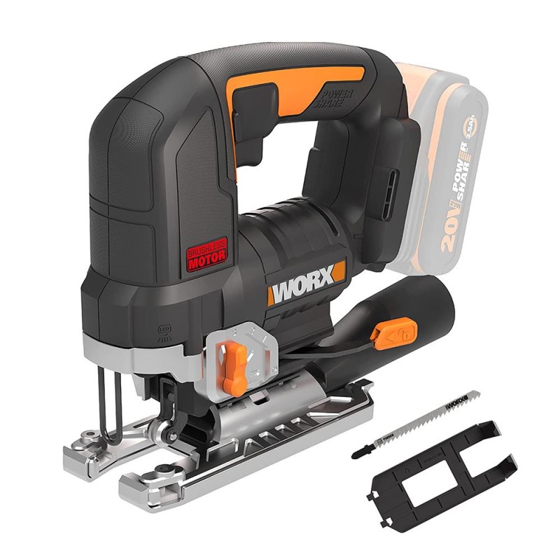 WORX WX542.9 20Volt Profesyonel Kömürsüz Dekupaj Testere (Akü Dahil Değildir) WORX WX542.9 20Volt Profesyonel Kömürsüz Dekupaj Testere (Akü Dahil Değildir)