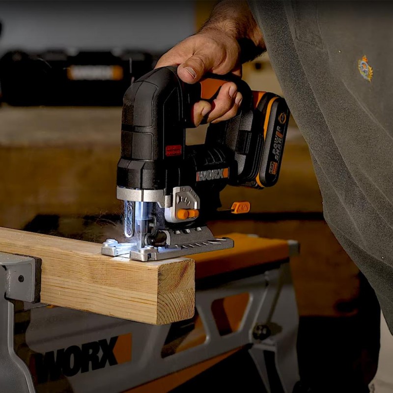 WORX WX542.9 20Volt Profesyonel Kömürsüz Dekupaj Testere (Akü Dahil Değildir) WORX WX542.9 20Volt Profesyonel Kömürsüz Dekupaj Testere (Akü Dahil Değildir)