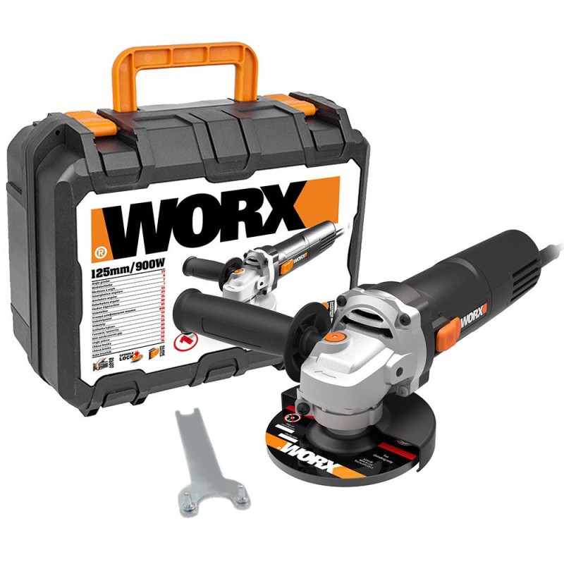 WORX WX718 900Watt 125mm Profesyonel Avuç Taşlama WORX WX718 900Watt 125mm Profesyonel Avuç Taşlama