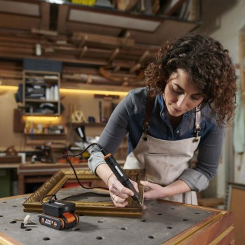 WORX WX739.9 MAKERX 20Volt Kömürsüz Profesyonel Gravür Makinesi + 19 Aksesuar (Akü Dahil Değildir) WORX WX739.9 MAKERX 20Volt Kömürsüz Profesyonel Gravür Makinesi + 19 Aksesuar (Akü Dahil Değildir)