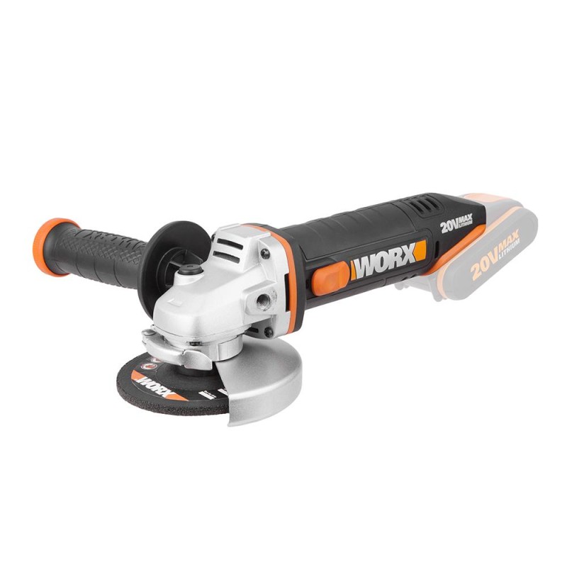 WORX WX800.9 20Volt 115mm Profesyonel Avuç Taşlama (Akü Dahil Değildir) WORX WX800.9 20Volt 115mm Profesyonel Avuç Taşlama (Akü Dahil Değildir)