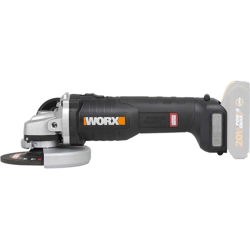 WORX WX812.9 20Volt 125mm Kömürsüz Profesyonel Avuç Taşlama (Akü Dahil Değildir) WORX WX812.9 20Volt 125mm Kömürsüz Profesyonel Avuç Taşlama (Akü Dahil Değildir)