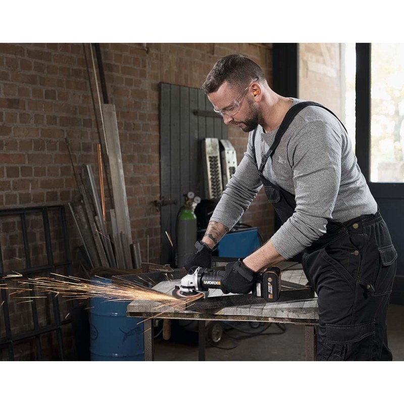 WORX WX812.9 20Volt 125mm Kömürsüz Profesyonel Avuç Taşlama (Akü Dahil Değildir) WORX WX812.9 20Volt 125mm Kömürsüz Profesyonel Avuç Taşlama (Akü Dahil Değildir)
