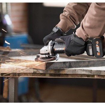 WORX WX812.9C 20Volt 2.0Ah. 125mm Kömürsüz Profesyonel Tek Akülü Şarjlı Avuç Taşlama WORX WX812.9C 20Volt 2.0Ah. 125mm Kömürsüz Profesyonel Tek Akülü Şarjlı Avuç Taşlama